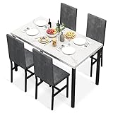 tantohom Dining Table Set for 4, Modern Kitchen