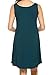 VIISHOW Women Sleeveless Casual Loose Tshirt Dresses,Dark Green,Large
