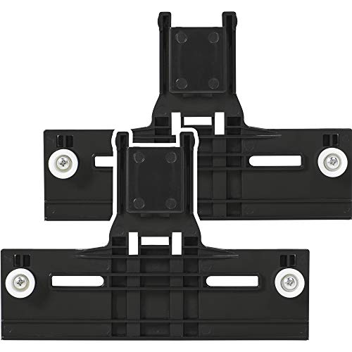 [Upgraded] W10350376 Dishwasher Top Rack Adjuster 0.9" Diameter Wheels with STEEL Screws Replacement part by Blue Stars - Exact Fit For Whirlpool & Kenmore Dishwashers - PACK OF 2