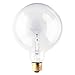 Bulbrite 100G40CL 100W G40 Globe 125V Medium Base Light Bulb, Clear