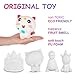 Jumbo DIY Squishy Toys for Kids 4 Pack - Slow Rising Squishy Toy with 12 Color Paints, Brushes & Palette, Creamy Scented Soft Rebound Stress Reliever Sensory Toys Include Cat, Unicorn, Dinosaur & Cake