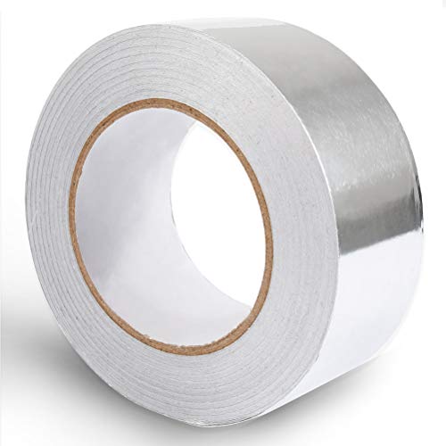 FOCCTS Aluminum Foil Tape Aluminum Tape 2 Inch x 164 feet(55 Yards ), Heavy Duty Silver Duct Tape Dust Tape for Sealing, Insulation, Repair, HVAC, Duct - Thumbnail 7