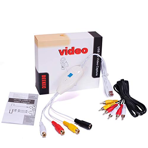 Deekec USB 2.0 Video Capture Adapter (2020 Version) for Windows, MAC, Linux - Thumbnail 3