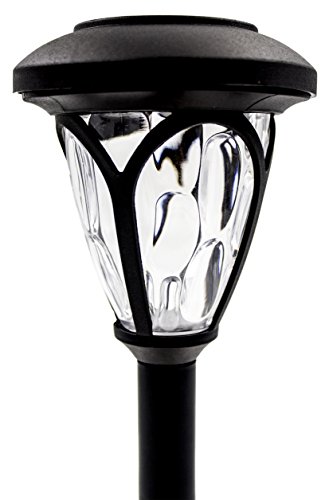 Solar Pathway Lights Outdoor Garden Path Decorative Stake Light Landscape Home Decor Sogrand Waterproof Bright White LED Yard Decorations Stakes For Outside Walkway Driveway Patio 6Pack
