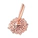 Jevou Hollow Round Pen Holder Signing Pen Set with Big Crystal Diamond Pen for Wedding Bridal Engagement Party Favors, Rose Gold