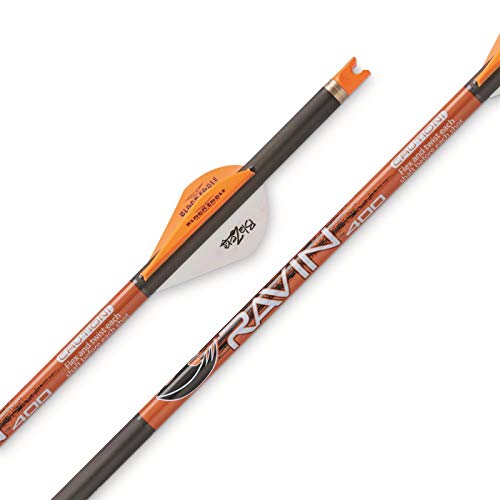 Ravin Crossbows R138 Carbon 400 Grain .003 Crossbow Arrows (6 Pack