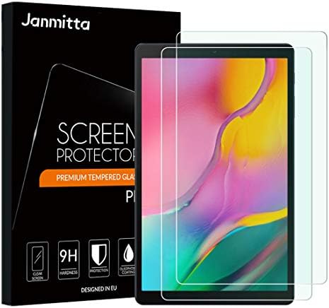 [2-Pack] Jbao Direct Compatible Samsung Galaxy Tab A 10.1 (2019) Screen Protector, [Scratch Resistant][Anti-Fingerprint][Bubble Free] Tempered Glass for Samsung Galaxy Tab A 10.1【T510 / T515】