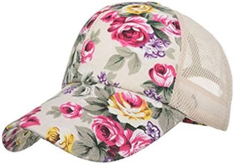 ladies floral baseball caps