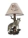 Zeckos `Denizen of Twilight` Gray Wolf Table Lamp