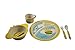 EcoBamboo Ware Kids Bamboo Dinnerware Set, Bumble Bee