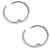 14k Solid Gold Small Mini Huggies Hoops Earrings 9MM (1.5mm,2.5mm)