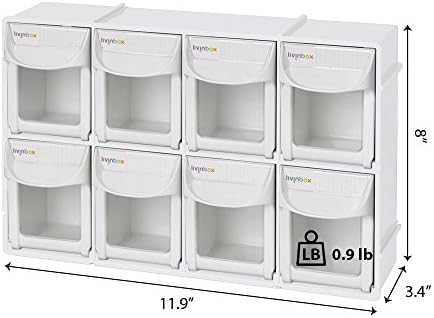 Shuter Organizer 12 Tip Out Bin System With 8 Drawers Stackable