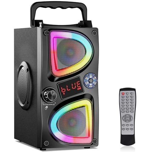 60W Double Subwoofer Bluetooth Speaker