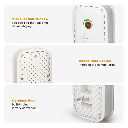 Gun Safe Dehumidifier Renewable Mini Dehumidifiers for Bathroom, Closet