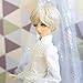 9-10 Inch 1/3 High-Temperature Wig Boy Man Short Blonde BJD Doll Hair Wigs with Bangs Fashion Stylish Hair