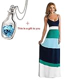 Tenworld Women Summer Dress Boho Long Maxi Evening Party Dress