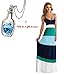 Tenworld Women Summer Cotton Dress Boho Long Maxi Evening Party Dress (M = US 6)