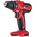 NoCry 20V Cordless Power Drill - Bare Tool ONLY with 266 in-lb (30 N.m) Max Torque Driver, 2 Gear Speeds (Max 1400 RPM), 3/8 inch Chuck, 21+1 Clutch Positions & LED work light