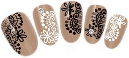 Ottery 1 Pcs Nail Stickers Flower Nail Tattoo Nail Decals Water Transfer Nail Tips Nail Art Decoration