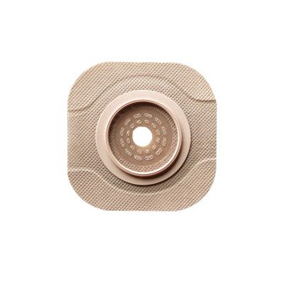 Hollister 11204 CeraPlus Flat Two-Piece Skin Barrier with Adhesive Border (Tape), 5 Pack, Cut-to-Fit up to 2-1/4” – 2-3/4” Flange