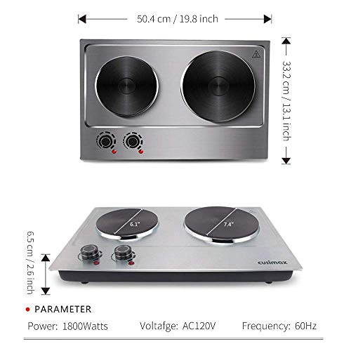 6 Stainless+Countertop+Portable+Electric+CMHP+C180