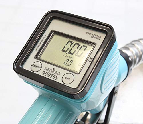 9TRADING Turbine Mechanical Gas Diesel Digital Fuel Nozzle with Accuracy LCD Reading Meter