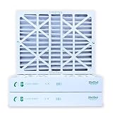 20x25x4 Air Filter MERV 10 by Glasfloss Industries Z-Line Series Pleated Filter (3-Pack) ZLP20254 - Removes Dust, Pollen and Many Other Allergens - Made in USA