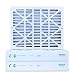 20x25x4 Air Filter MERV 10 by Glasfloss Industries Z-Line Series Pleated Filter (3-Pack) ZLP20254 - Removes Dust, Pollen and Many Other Allergens - Made in USA