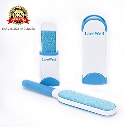Fur Remover Pet Hair Remover with Self-Cleaning Base Lint Remover with Travel Size for Clothes, Beds, Furniture and Carpet