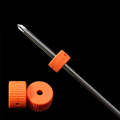 Bit Magnetizer and Demagnetizer Ring, Mini Screwdriver Bit Drive Holder for Magnetic Driver Bits,Plastic Screwdriver Magnetization Ring Pick-up Tool,10PCS-4MM