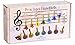 Handbell Set - 8 Note Diatonic Metal Bells - Musical Bells for Children - Musical Learning at an Early Age - Song Sheet included