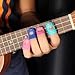 4 In 1 Guitar Fingertip Protectors Silicone Finger Guards For Ukulele by Youngstore