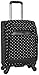 Kenneth Cole Reaction Dot Matrix Lightweight Expandable 4-Wheel Spinner Luggage, Black, 20-Inch Carry On