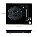 Miric Turntable, Record Player 3 speed with Dual Stereo Speakers, Belt Drive Turntable with USB Recording