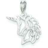 Sterling Silver Unicorn Charm Pendant Fantasy Jewelry