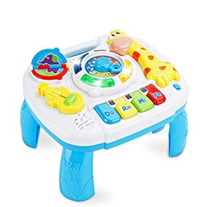 BACCOW Baby Toys 6 to 12-18 Months Musical Educational Learning Activity Table Center Toys for Toddlers Infants Kids 1 2…