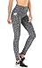 Ewedoos Yoga Pants with Pockets for Women Ultra Soft Leggings with Pockets High Waist Workout Pants (Space Dye Darkgray, Medium)thumb 3