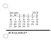 AT-A-GLANCE 2019 Daily Desk Calendar Refill, 3