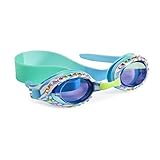 Swimming Goggles For Girls - Zebra Crossing Kids Swim Goggles By Bling2o