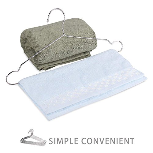 JUNING Set of 40 Stainless Steel Strong Metal Wire Hangers Clothes Hangers 16 Inch - Thumbnail 7