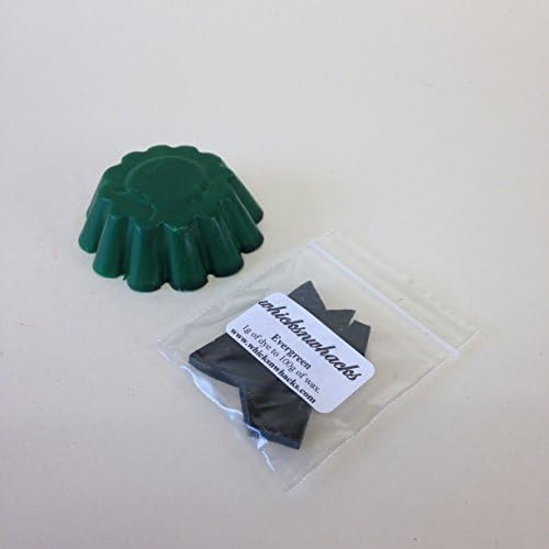 whicksnwhacks ® 5gram Evergreen Candle Making Dye Flakes for Paraffin/Soy Wax