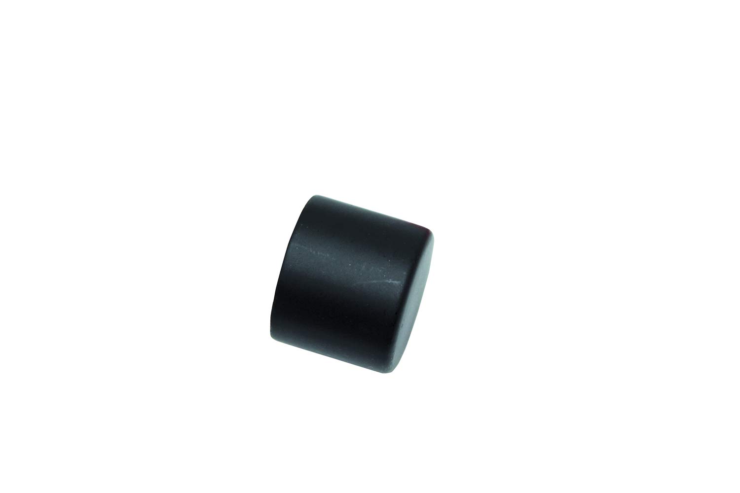 Gardinia Piece, 2 x end Cap, Metal, matt Black, for Curtain Technology, Diameter, Ø 16 mm