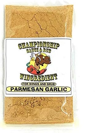 Wingredient | Gourmet Chicken Wing Sauce Starter Mix and Rub | Award Winning | Hot Sauce | Buffalo Sauce | Wing Sauce | Wing Rub | Dust | Grill, BBQ, Fryer (Garlic Parmesan, Small 4oz)