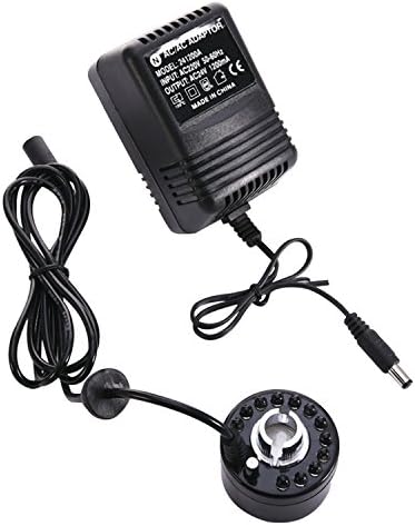 Telaer 12 LED Light Fish Tank Humidifier Aquarium Atomizer Head Humidifier