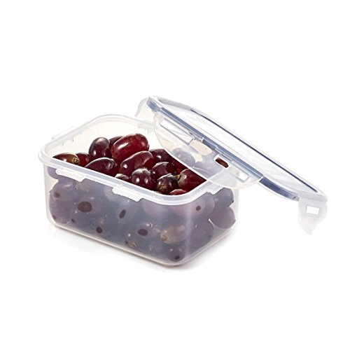 (Pack of 6) LOCK & LOCK Airtight Rectangular Food Storage Container 20.29-oz / 2.54-cup - Thumbnail 4
