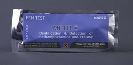 Mistral Meth/X pentest Identificación de drogas y estupefacientes Kit de detección de residuos (varias cantidades) detecta rastros de metanfetamina y éxtasis, 5: Amazon.es: Salud y cuidado personal