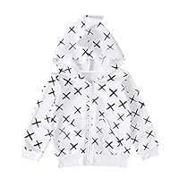 oldeagle_Baby Coat, Fashion Toddler Kid Baby Boy Cartoon 3D Dinosaur Print Hooded Coat Blouse Tops (2-3 Years, White)