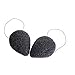 Konjac Sponge All Natural Facial and Body Sponges Perfect for Acne, Blackheads, Pore Cleansing, Sensitive, Dry, Oily Skin, Bamboo Charcoal, 2 Piece