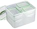 Chef's Star 14 Piece Stackable, Microwavable Food Storage Containers with Leak-proof Locking Lids—PBA Free| 1 x 7L (237 oz.), 2 x 1.4L (48 oz.), 4 x 300ml (10 0z) …