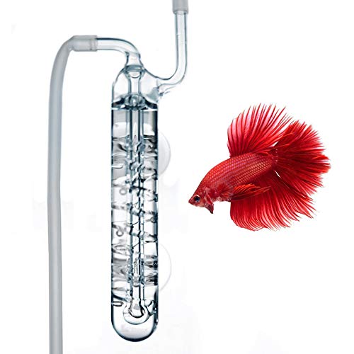 RHINOX Bubble Counter -- Carbon dioxide regulator for Aquarium Tank - Aids in achieving atmospheric equilibrium - Makes fish and plants healthy